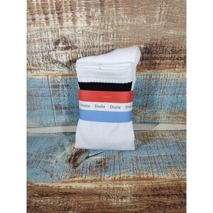 Soccer Socks Medium Disile Socks white W‎ black Stripe Socks - Women’s Or Youth￼